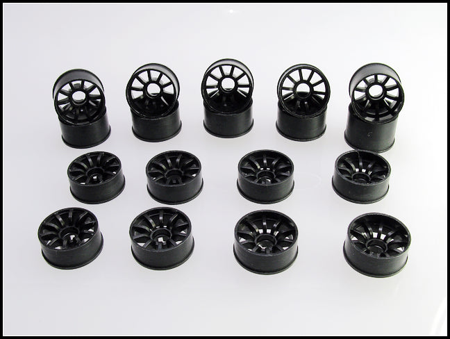 PN Racing Mini-Z 2WD Machine Cut 10 Spoke Front Wheel F2 Black