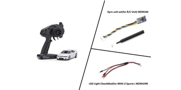 Kyosho - MINI-Z AWD NISSAN SKYLINE GT-R V.Spec (R33) with LED/Gyro unit White