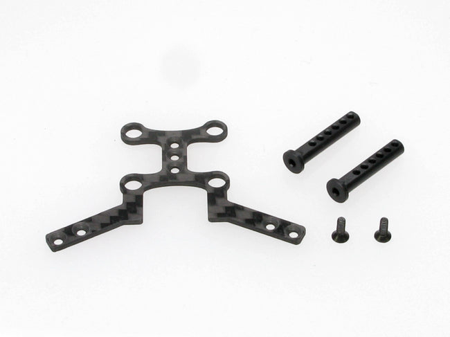 PN Racing Mini-Z Lexan Pan Car Body Post Carbon Plate Kit