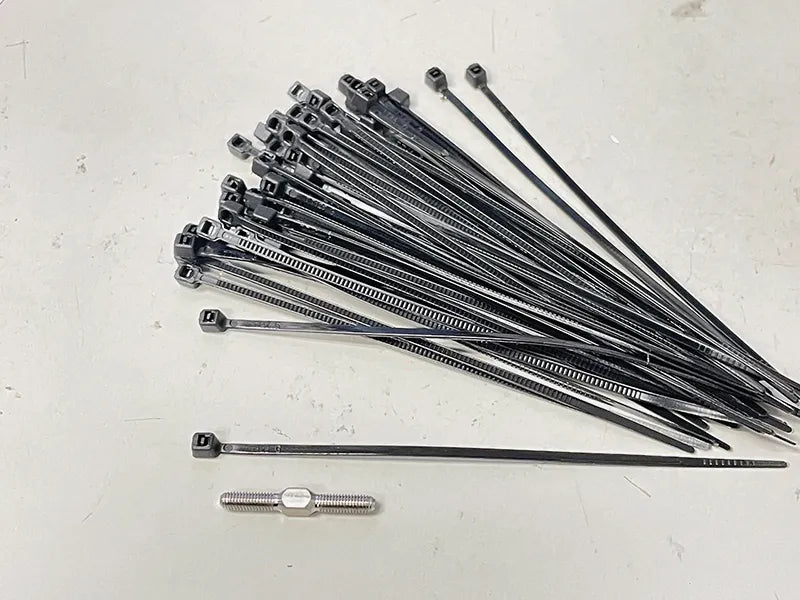 Reflex Mini Micro Zip Ties Ultra Thin Zip Ties 50pk