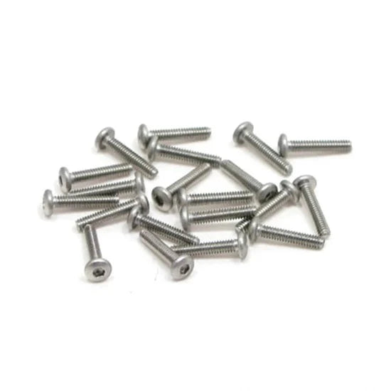 PN Racing M2x10 Countersink Stainless Steel Hex Machine Screw (20pcs)