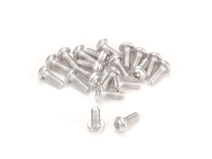 PN Racing M2x5 Stainless Steel UFO Head Hex Machine Screw (20pcs)