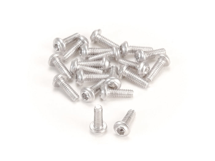 PN Racing M2x6 Stainless Steel UFO Head Hex Machine Screw (20pcs)