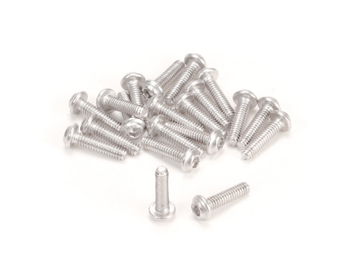 PN Racing M2x8 Stainless Steel UFO Head Hex Machine Screw (20pcs)