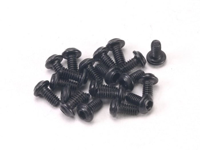 PN Racing M2x4 UFO Head Hardened Carbon Steel Hex Machine Screw (20pcs)