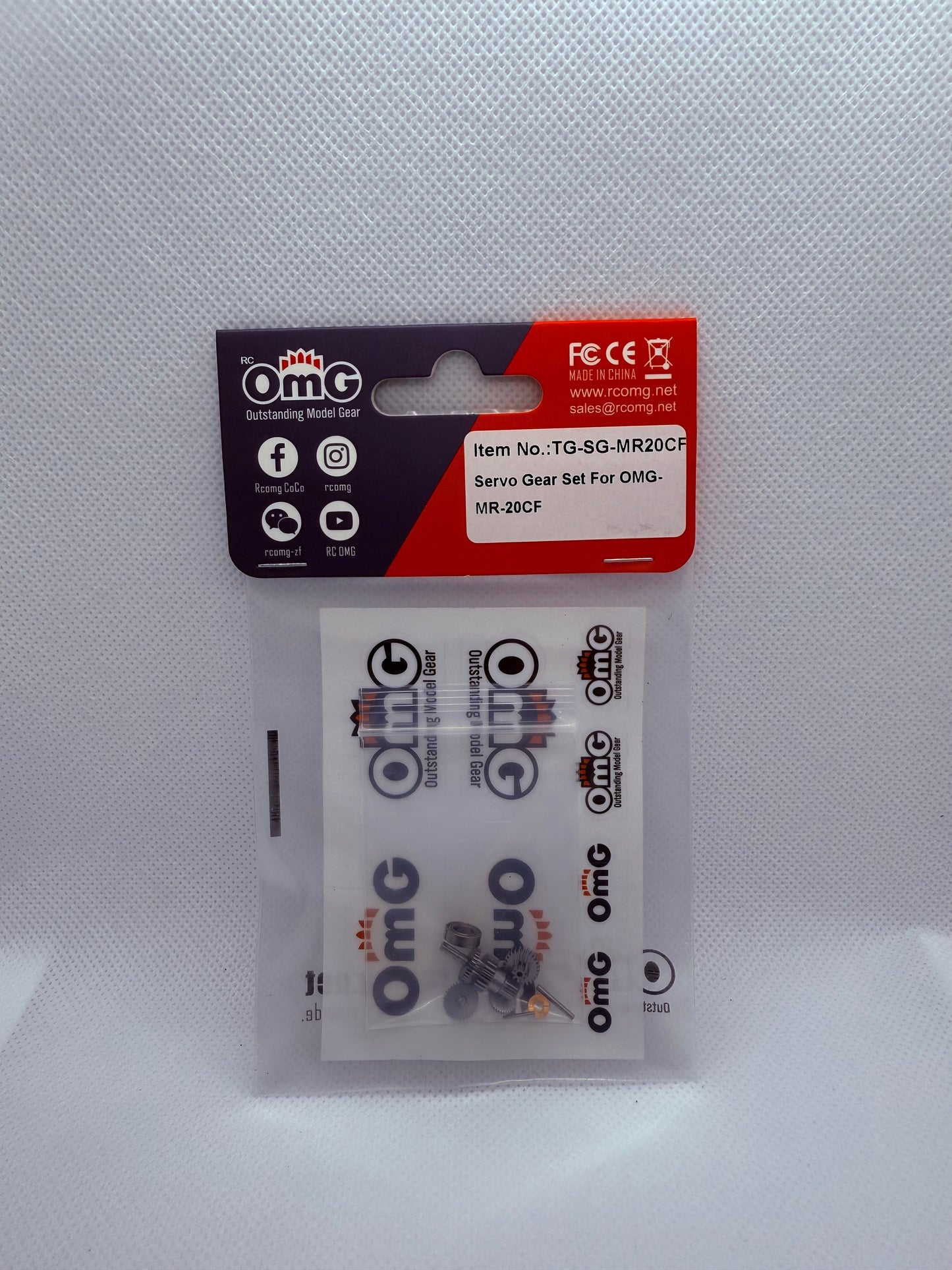 OMG Servo Gear Set For OMG-MR-20CF
