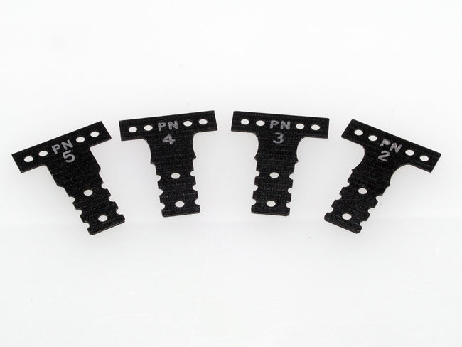PN Racing Mini-Z MR03/MR04 MM Spring Steel T-Plate #3 (Black)