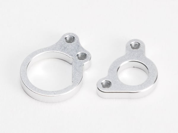 PN Racing Mini-Z V4 94mm Motor Mount Plate for Kyosho Motor (Silver)