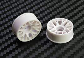 PN Racing Mini-Z 2WD Machine Cut BBS Rear Wheel R1 White
