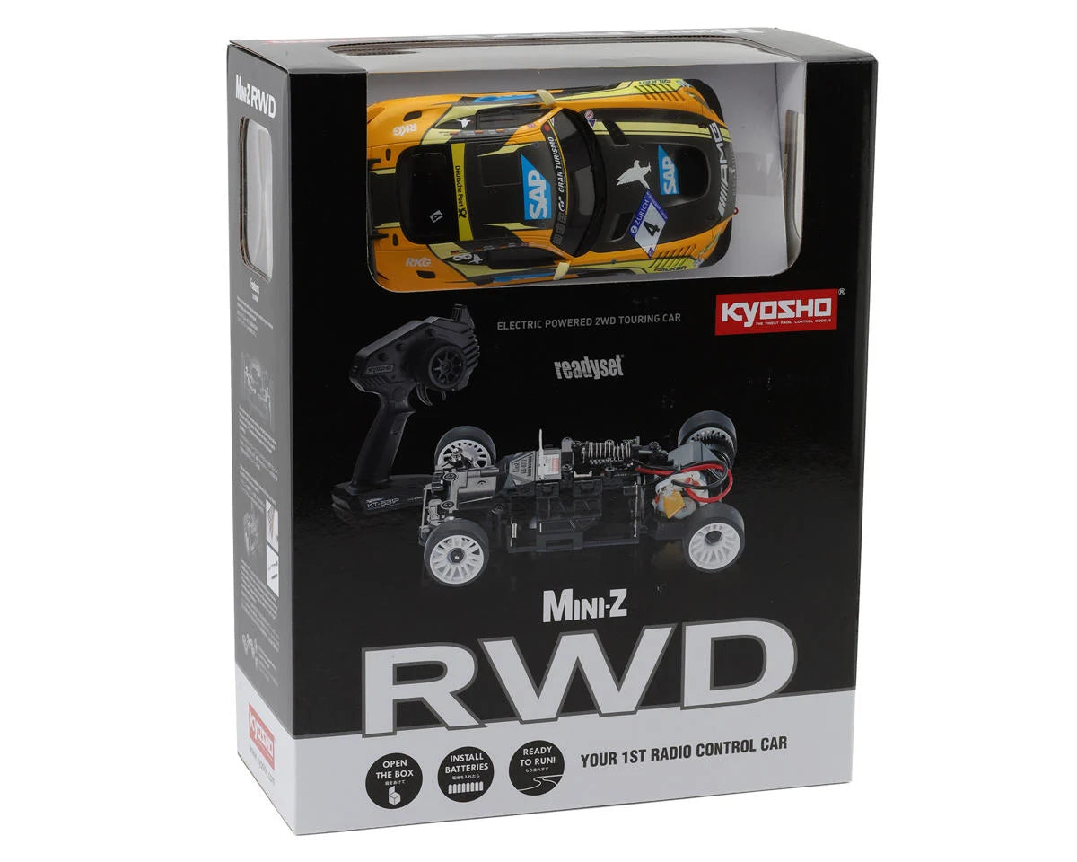 Kyosho Mini-Z MR-03 RWD ReadySet w/Mercedes-AMG GT3 No.5 24H Nurburgring 2018 Body & KT-531P 2.4GHz Radio