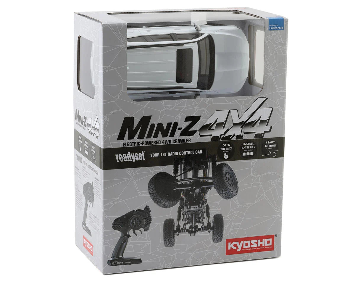 KyoshoKyosho MX-01 Mini-Z 4x4 Readyset w/Toyota Land Cruiser 300 Body (White) w/2.4GHz Radio