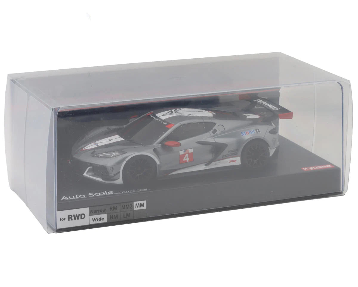 Kyosho Mini-Z MR-04 Chevrolet Corvette C8.R Pre-Painted Body (Gun Metal/White)