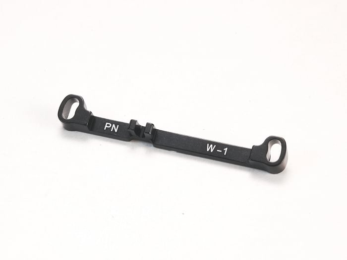 PN Racing Mini-Z MR03 Alum Toe Out Tie Rod W -1 (Black)