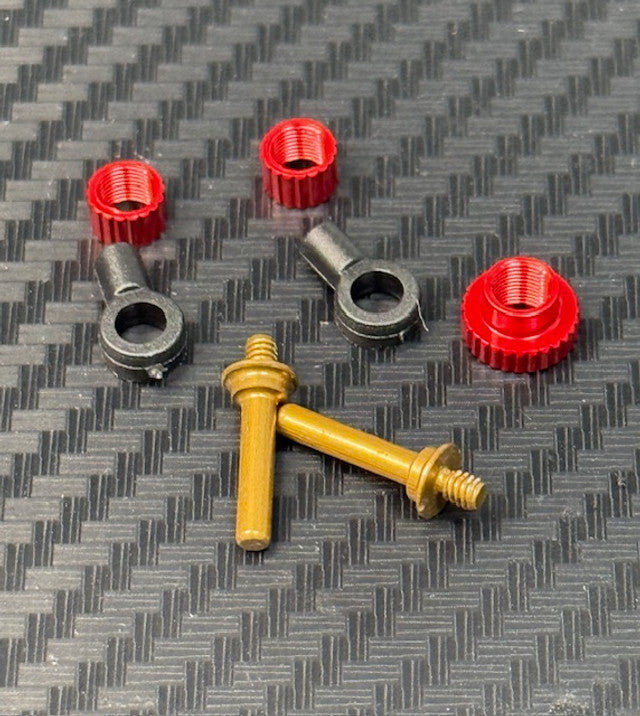 MWX Performance - R1/F1 HARD ANODIZED SIDE SHAFTS AND COLLARS