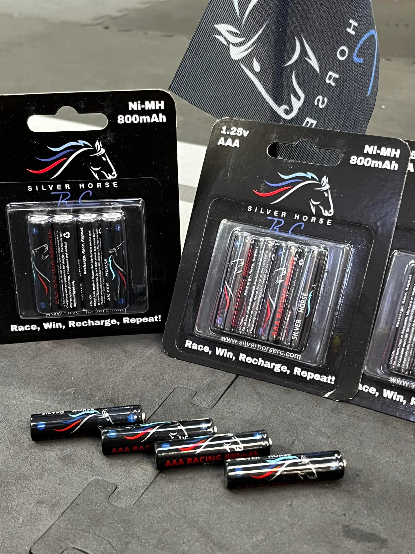Silver Horse - 800mAH AAA Mini Z Racing Cell Batteries