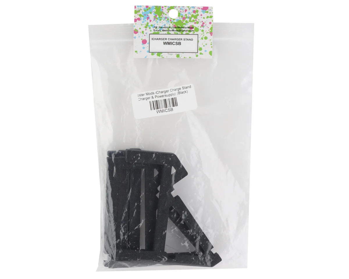 Webster Mods iCharger Power Supply & Charger Stand (Black) (Fits: DX6, DX8, 308, 406, 358, 456)