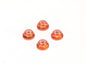 PN Racing Alm. 2mm Flanged Wheel Lock Nut - Orange