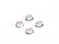 PN Racing Alm. 2mm Flanged Wheel Lock Nut - Silver