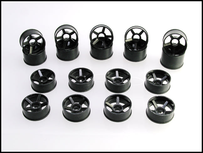 PN Racing Mini-Z 2WD Machine Cut 5 Spoke Rear Wheel R3 Black