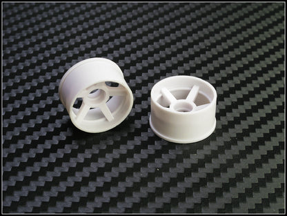 PN Racing Mini-Z 2WD Machine Cut 5 Spoke Rear Wheel R0 White