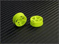 PN Racing Mini-Z 2WD Machine Cut 5 Spoke Front Wheel F0 Yellow