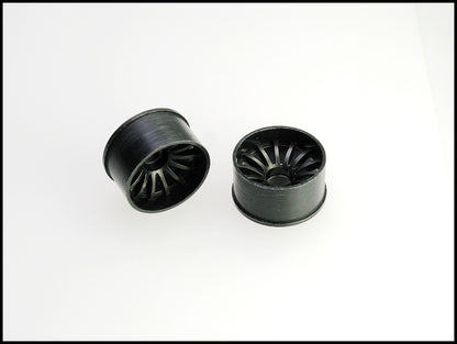 PN Racing Mini-Z 2WD Machine Cut 16 Spoke Rear Wheel R1 Black
