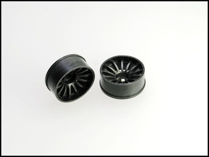 PN Racing Mini-Z 2WD Machine Cut 16 Spoke Front Wheel F2 Black