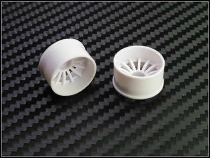 PN Racing Mini-Z 2WD Machine Cut 16 Spoke Rear Wheel R3 White