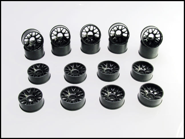 PN Racing Mini-Z 2WD Machine Cut BBS Rear Wheel R3 Black