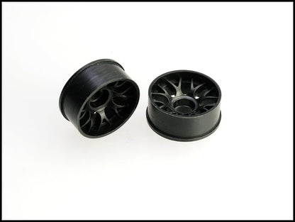 PN Racing Mini-Z 2WD Machine Cut BBS Front Wheel F3 Black