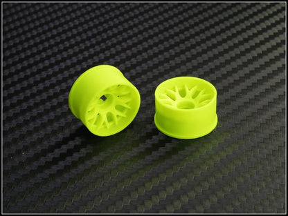 PN Racing Mini-Z 2WD Machine Cut BBS Rear Wheel R0 Yellow