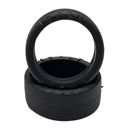 Marka V14 Mini-Z RCP Rubber Front Tire LOW PROFILE 15 degree - Very Soft (1 Pair)