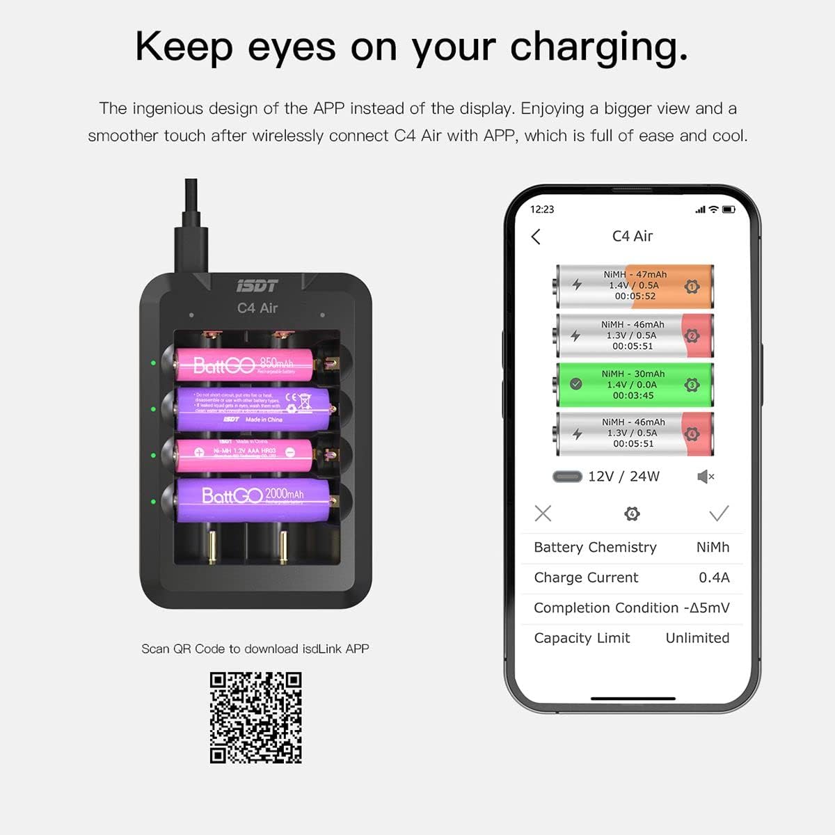 ISDT C4 AIR Universal Smart Battery Charger