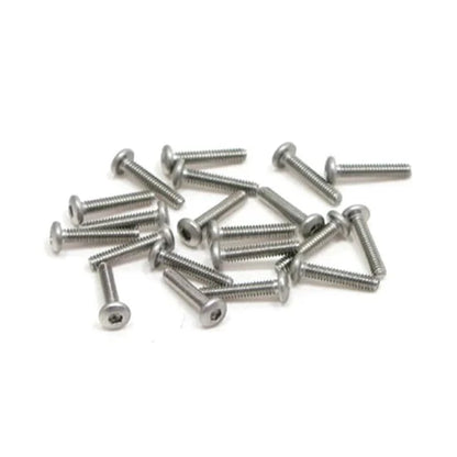 PN Racing M2x10 Countersink Stainless Steel Hex Machine Screw (20pcs)