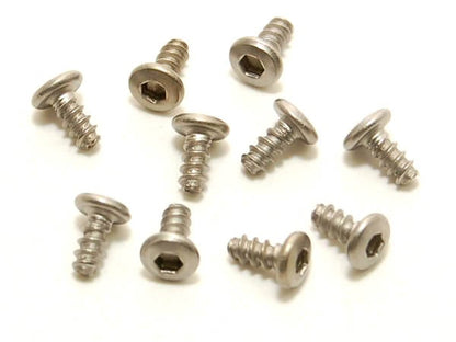 PN Racing M2x4 Titanium Button Head Hex Tapping Screw (10pcs)