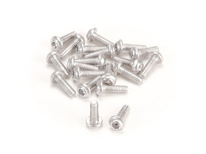 PN Racing M2x6 Stainless Steel UFO Head Hex Machine Screw (20pcs)