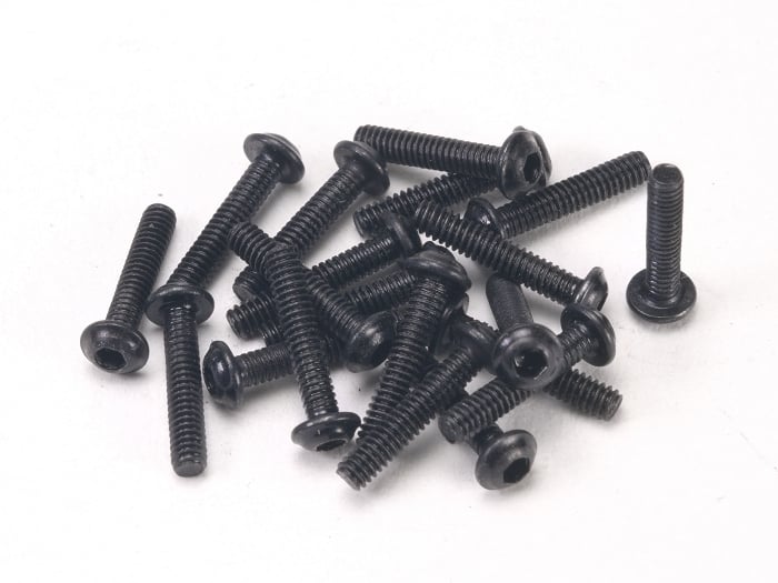PN Racing M2x10 UFO Head Hardened Carbon Steel Hex Machine Screw (20pcs)
