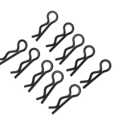 PN Racing Micro Ultra Body Clip 10pcs (Black)