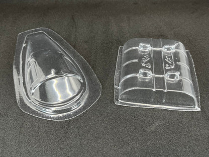 Silver Horse RC - Sauber C9 Lexan Roof and Lexan Wing Kit