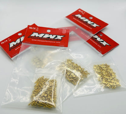 MWX Performance - Gold R1/F1 OEM Screw Set
