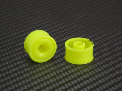 PN Racing Mini-Z 2WD Machine Delrin Cut Yellow Formula 11x19mm Flanged Wheel R0