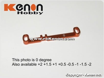 PN Racing Mini-Z MR03 Alum Toe Out Tie Rod N -1.5 (Orange)