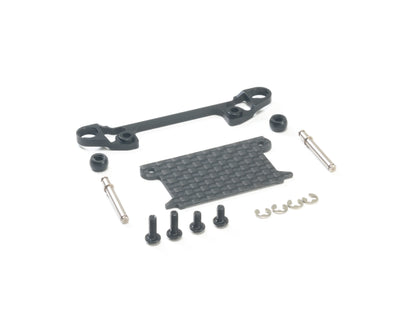 PN Racing Mini-Z MR03 Pro Front Lower Arm Set Wide (Black)