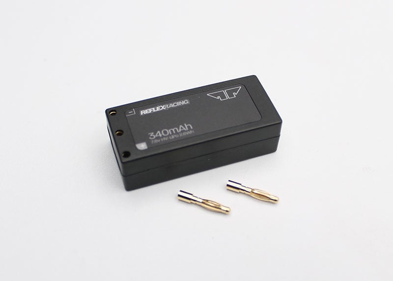 Reflex Racing  - 340mAh 7.6v Lihv Hardcase Battery