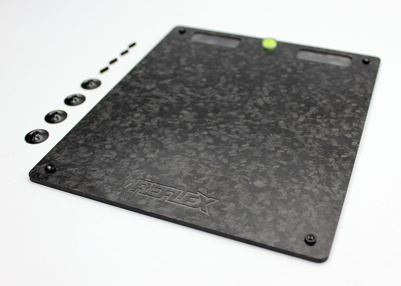 Reflex Racing - Forged Carbon Fiber Level Adjustment Set-up Board - Black
