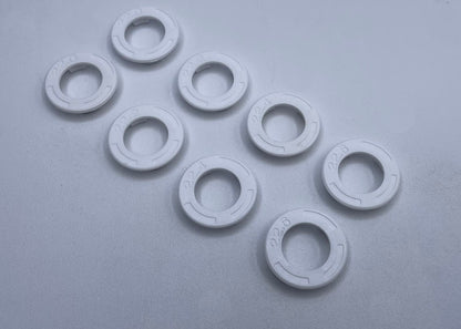 Reflex Racing - Speed Dish Side Wall Plate Set - 22.4 22.6 22.8 23 White