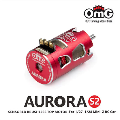 OMG - AURORA 2500KV Series Sensored Brushless Motor / Red