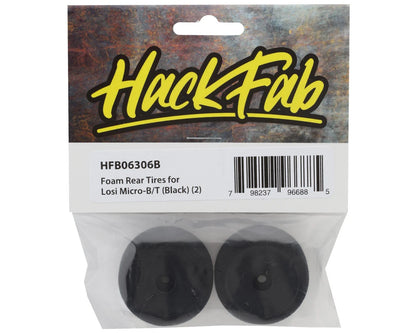 HackFab Losi Micro-B/T Foam Rear Tires (Black) (2)