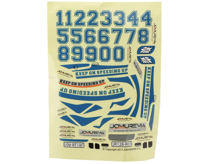 Jomurema JR-GT01 Mini-Z MR-03 Hard Body Set (Yellow) (98mm)