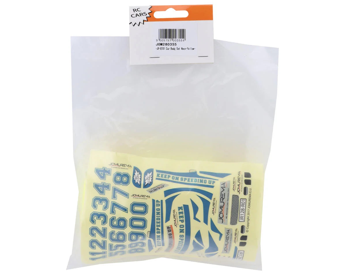 Jomurema JR-GT01 Mini-Z MR-03 Hard Body Set (Yellow) (98mm)